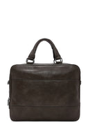 Men's Brown Briefcase | Derimod