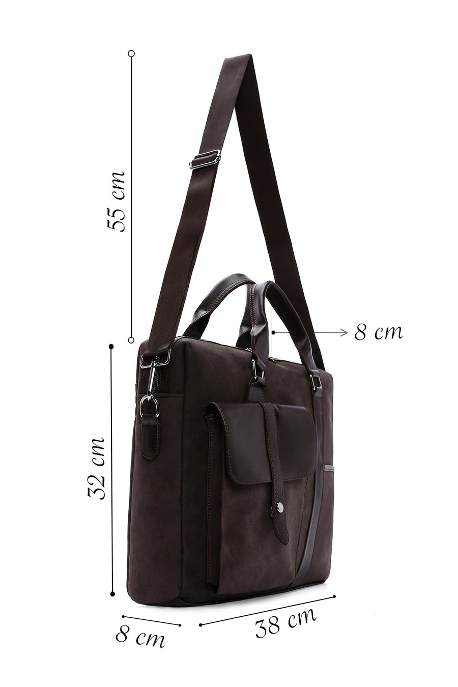 Men's Brown Briefcase