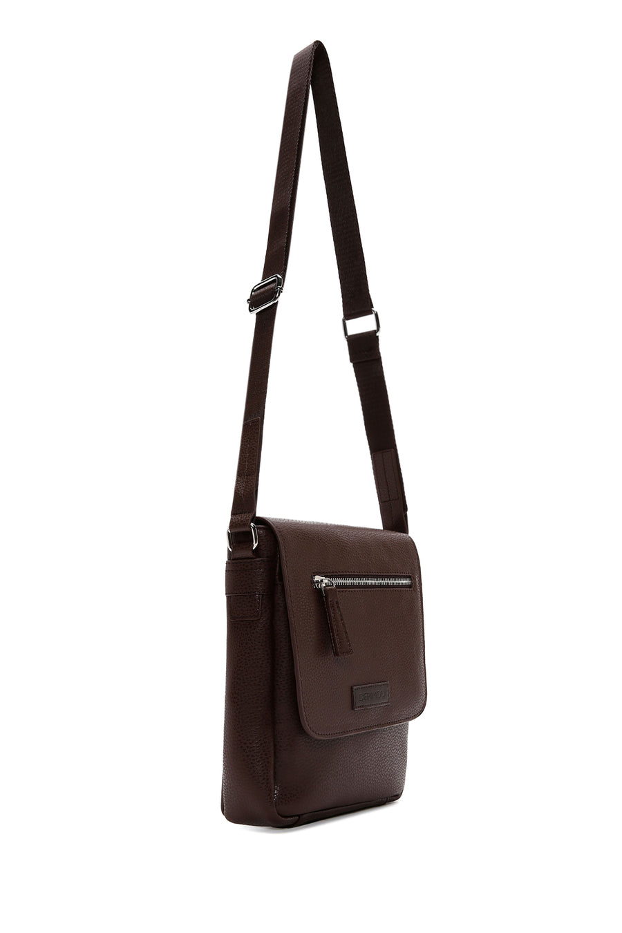 Men's Brown Messenger Bag