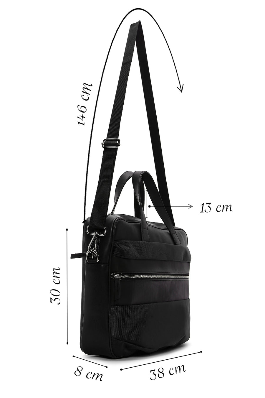 Men's Black Briefcase