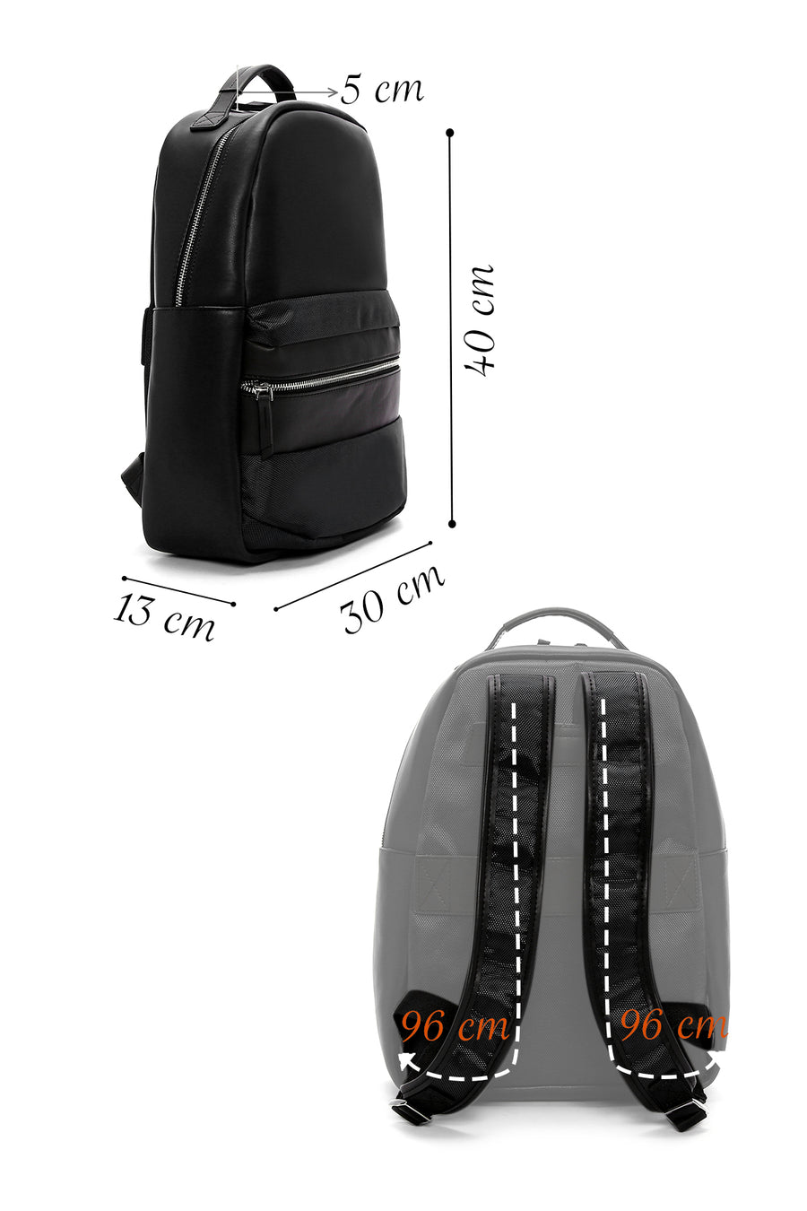 Men's Black Backpack