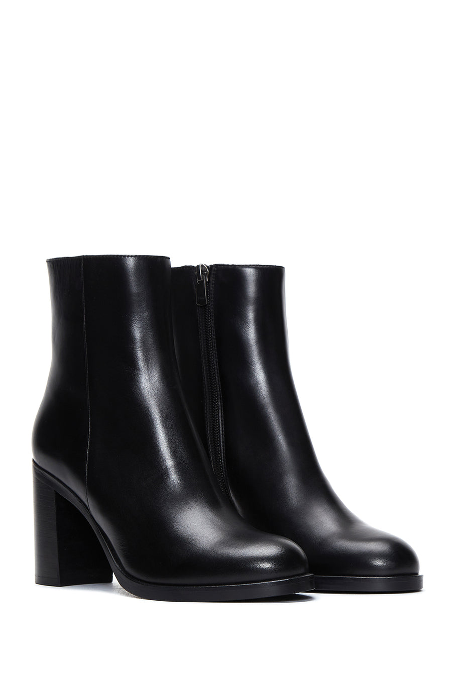 Women's Leather Heeled Boots