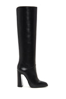 Women's Leather High Heel Boots | Derimod