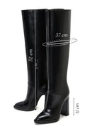 Women's Leather High Heel Boots | Derimod