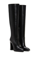 Women's Leather High Heel Boots | Derimod