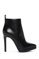 Women's Leather High Heel Boots | Derimod
