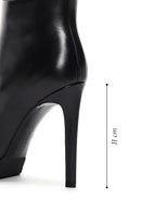 Women's Leather High Heel Boots | Derimod