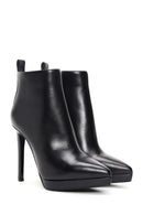 Women's Leather High Heel Boots | Derimod