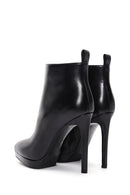Women's Leather High Heel Boots | Derimod