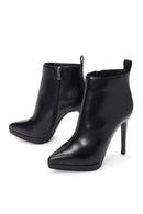 Women's Leather High Heel Boots | Derimod