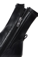 Women's Black High Heel Stretch Leather Boots | Derimod