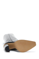 Kadın Siyah Deri Yüksek Topuklu Çizme | Derimod