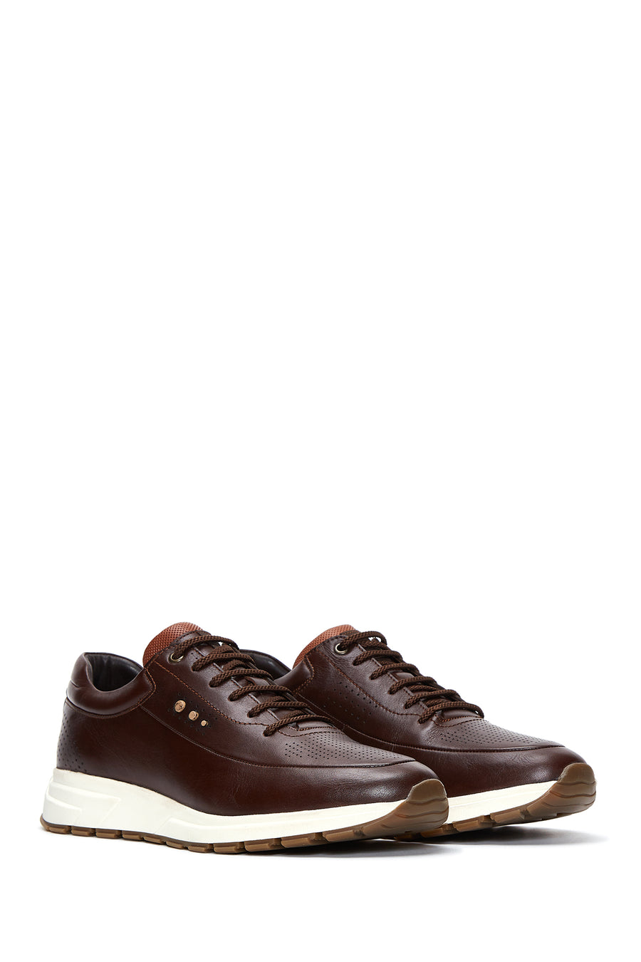 Men's Brown Leather Sneaker
