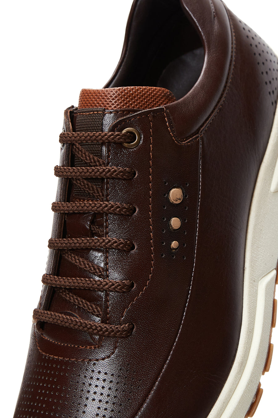 Men's Brown Leather Sneaker