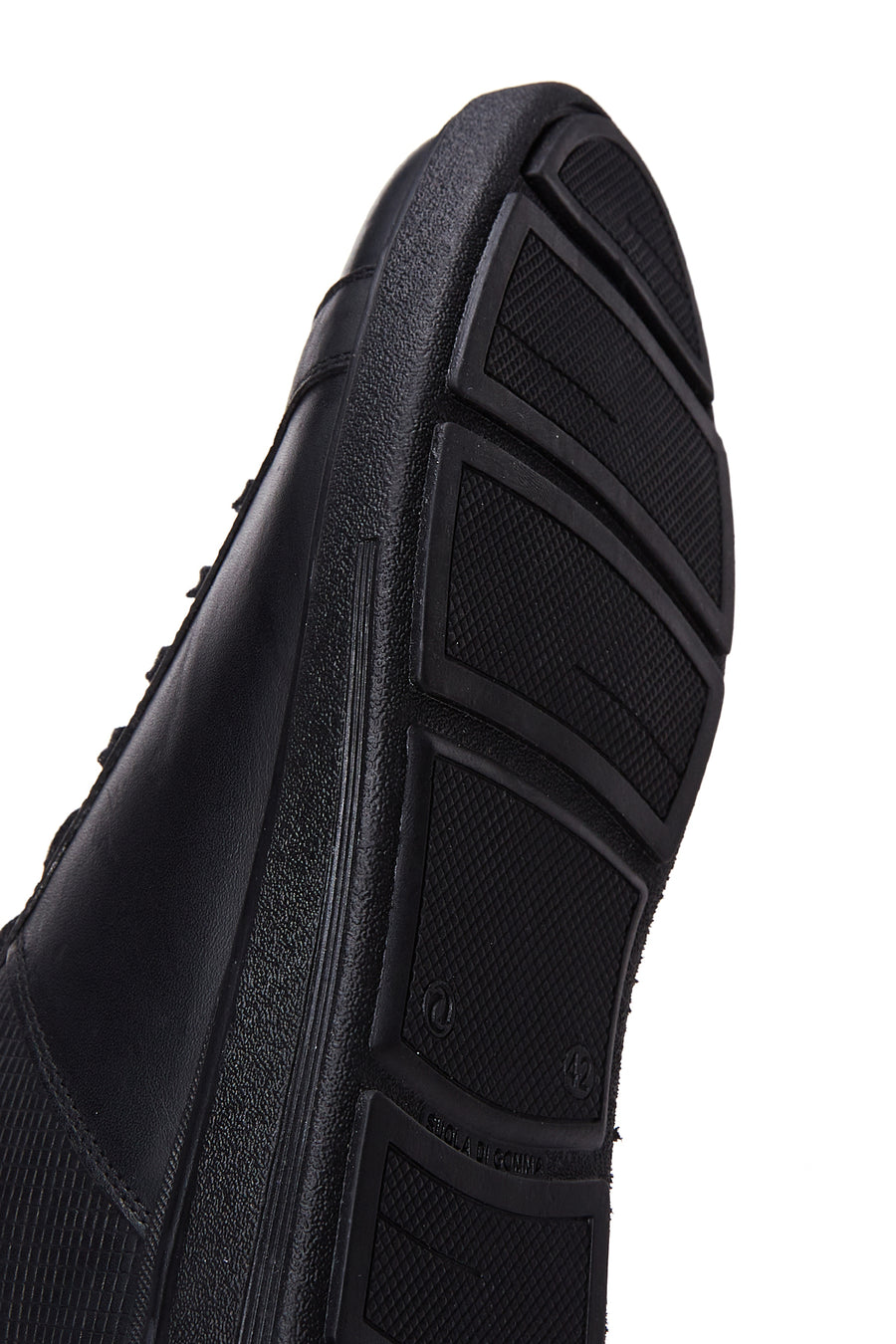 Men's Leather Black Casual Sneaker