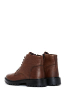 Men's Leather Zippered Boots | Derimod