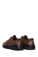 Erkek Vizon Deri Casual Sneaker | Derimod