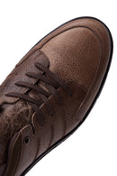 Erkek Vizon Deri Casual Sneaker | Derimod