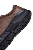 Erkek Vizon Deri Casual Sneaker | Derimod