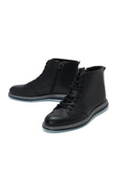 Erkek Siyah Deri Kısa Bot | Derimod