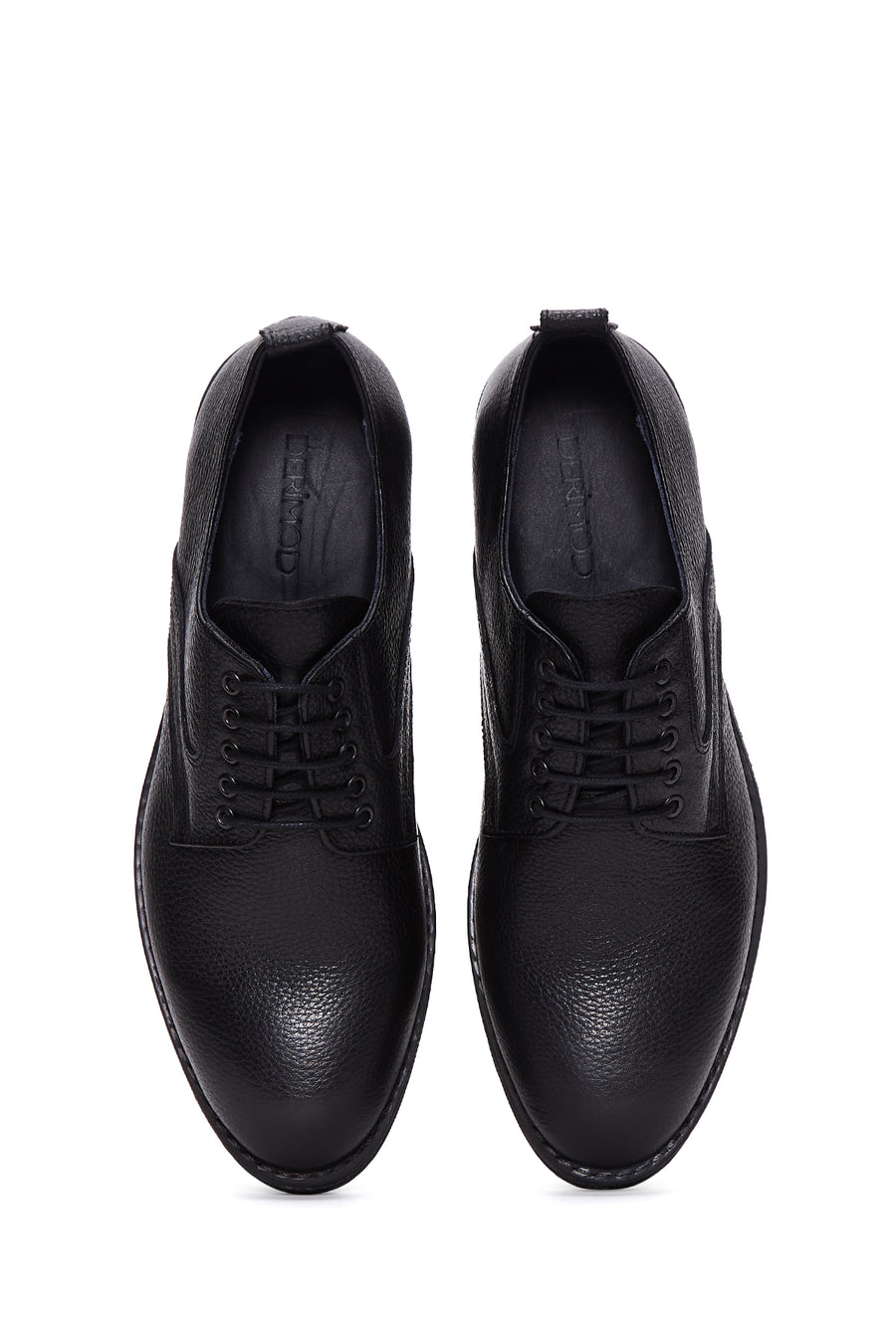 Men's Black Leather Casual Shoes