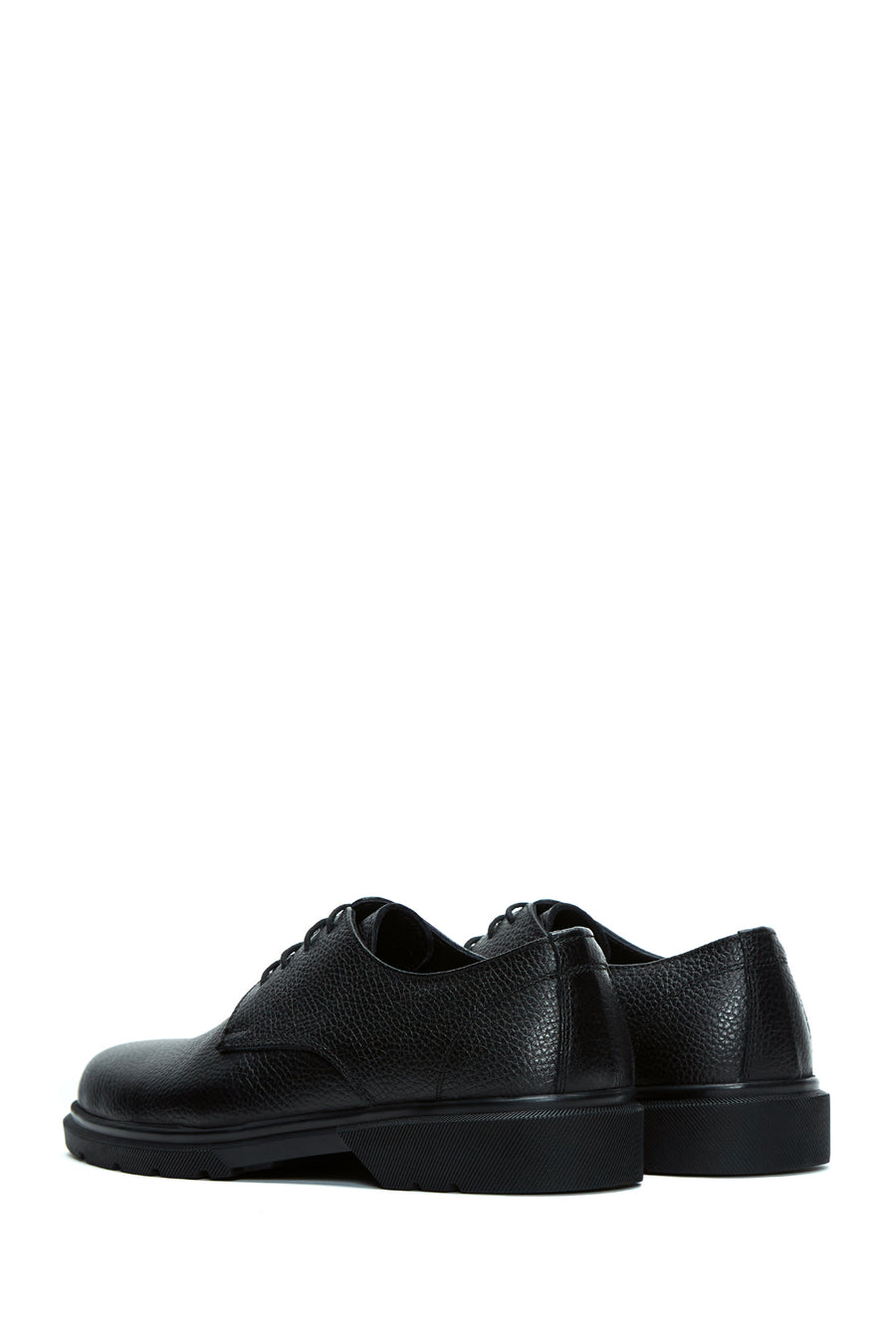 Men's Black Leather Casual Shoes