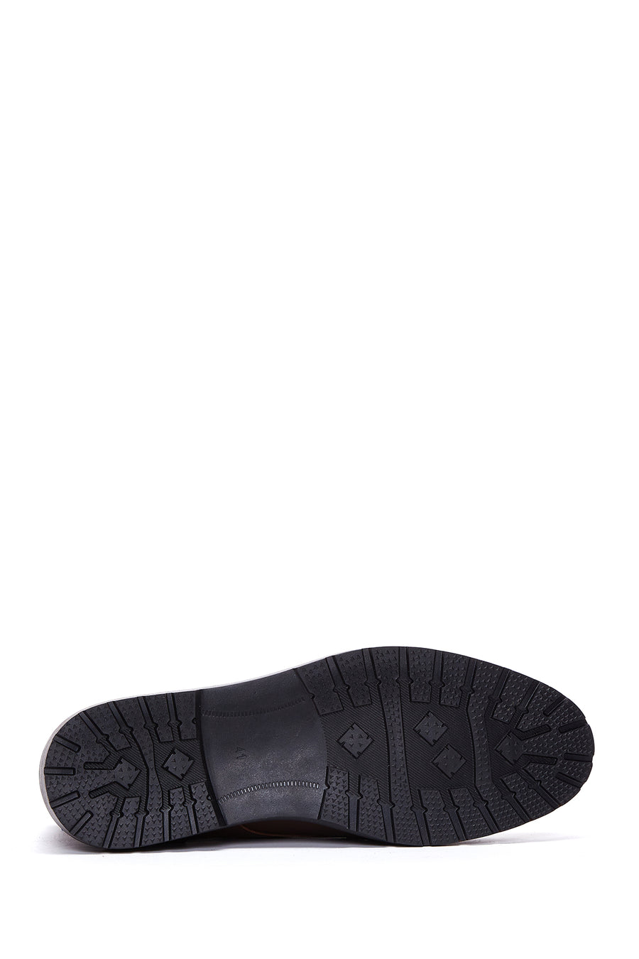 Men's Brown Leather Zippered Boots