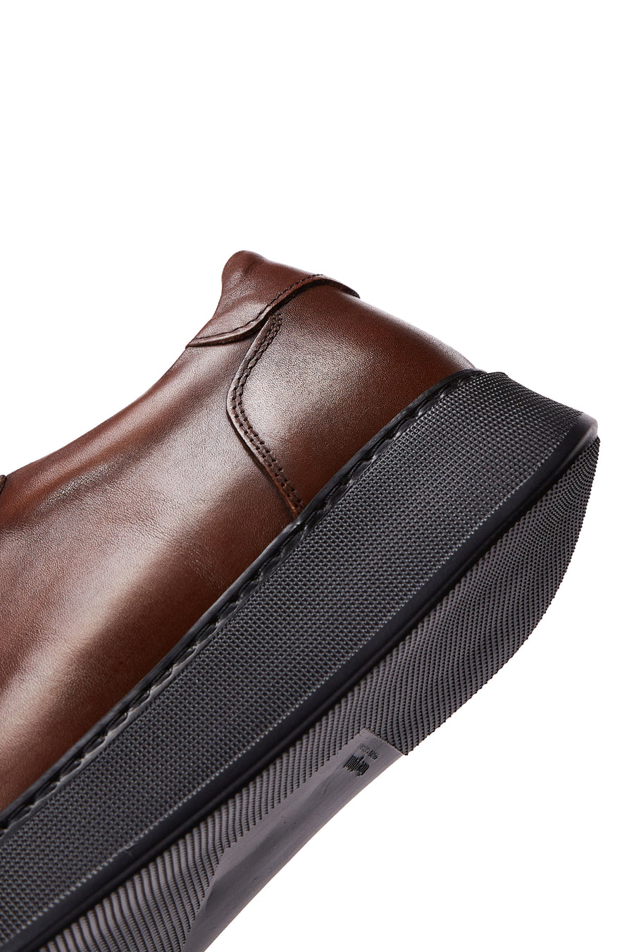 Men's Brown Leather Casual Sneaker