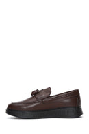 Men's Leather Tassel Loafer | Derimod