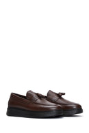 Men's Leather Tassel Loafer | Derimod