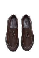 Men's Leather Tassel Loafer | Derimod