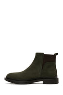 Men's Nubuck Leather Chelsea Boots | Derimod