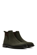 Men's Nubuck Leather Chelsea Boots | Derimod