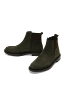 Men's Nubuck Leather Chelsea Boots | Derimod