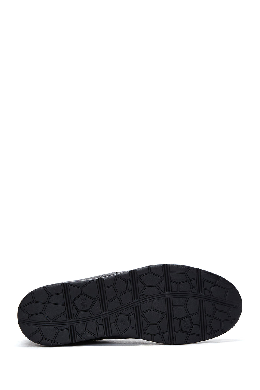 Men's Black Leather Zippered Boots