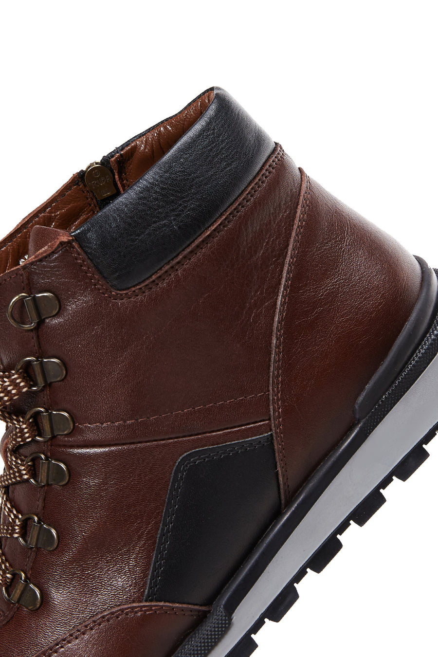 Men's Brown Leather Casual Boots