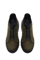 Erkek Haki Nubuk Deri Casual Ayakkabı | Derimod