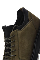 Erkek Haki Nubuk Deri Casual Ayakkabı | Derimod