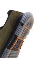 Erkek Haki Nubuk Deri Casual Ayakkabı | Derimod