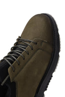 Erkek Haki Nubuk Deri Casual Ayakkabı | Derimod