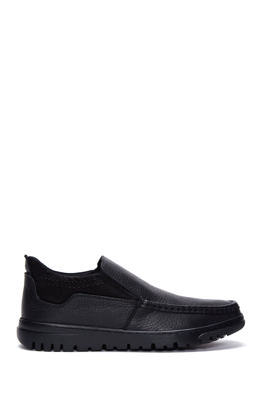 Men's Black Leather Casual Shoes 22WFD6932FT | Derimod