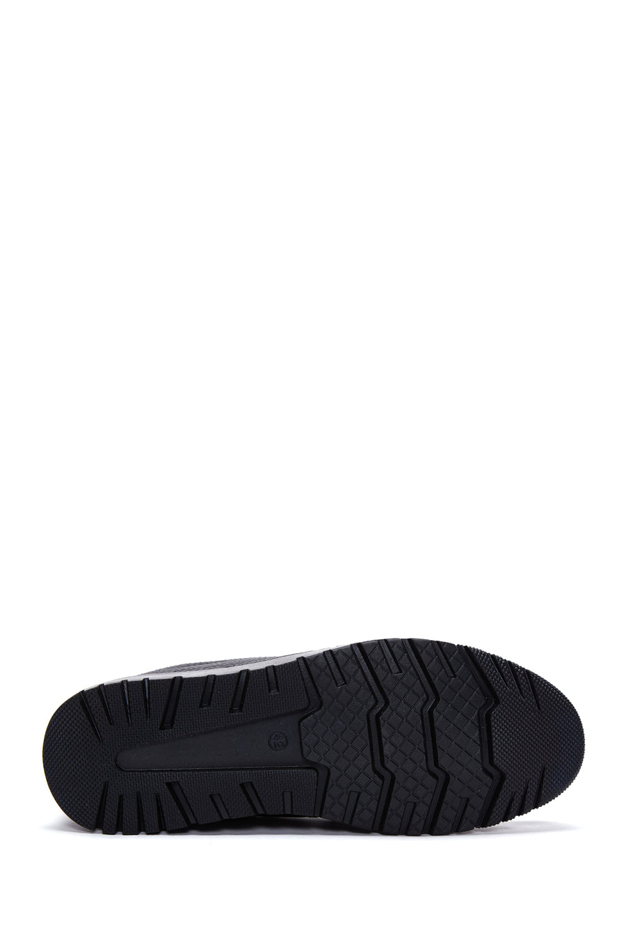 Men's Black Leather Casual Shoes