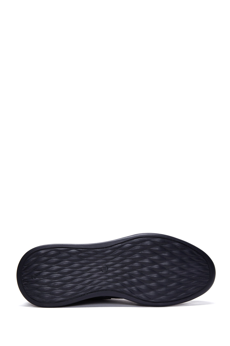 Erkek Lacivert Deri Sneaker