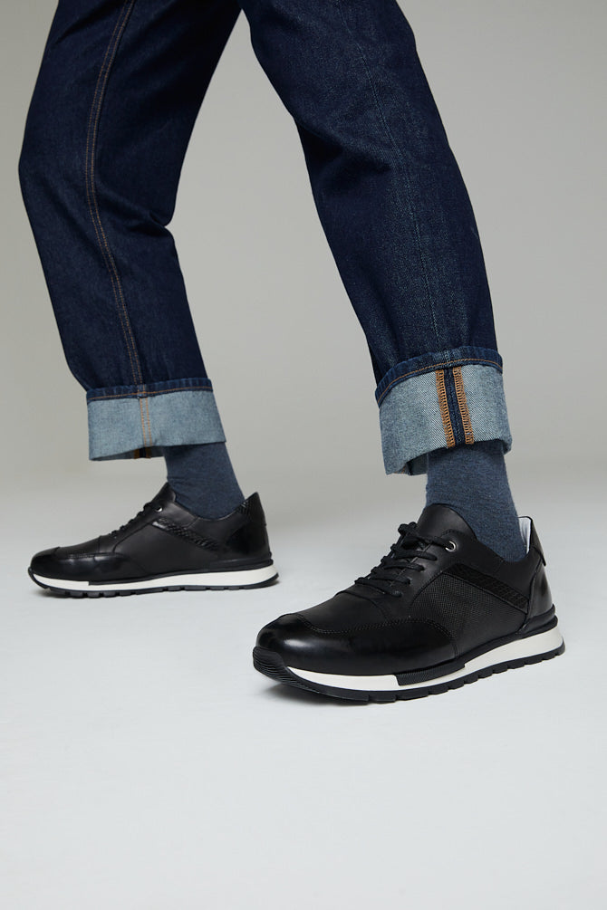 Erkek Siyah Sneaker 22WFD693714 | Derimod