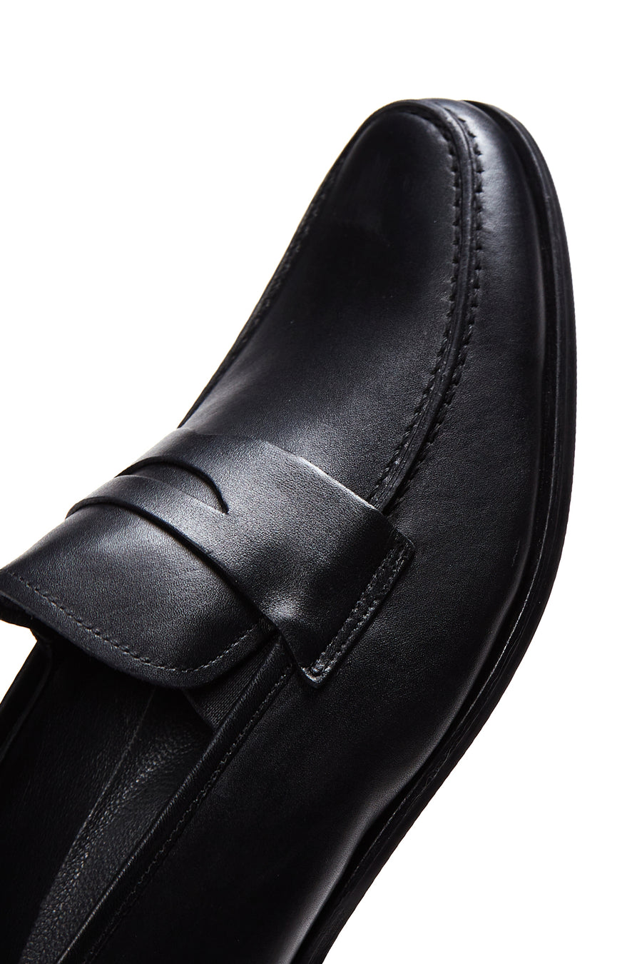Erkek Siyah Deri Klasik Loafer