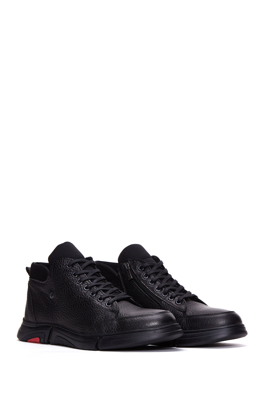 Men's Leather Casual Zipper Boots