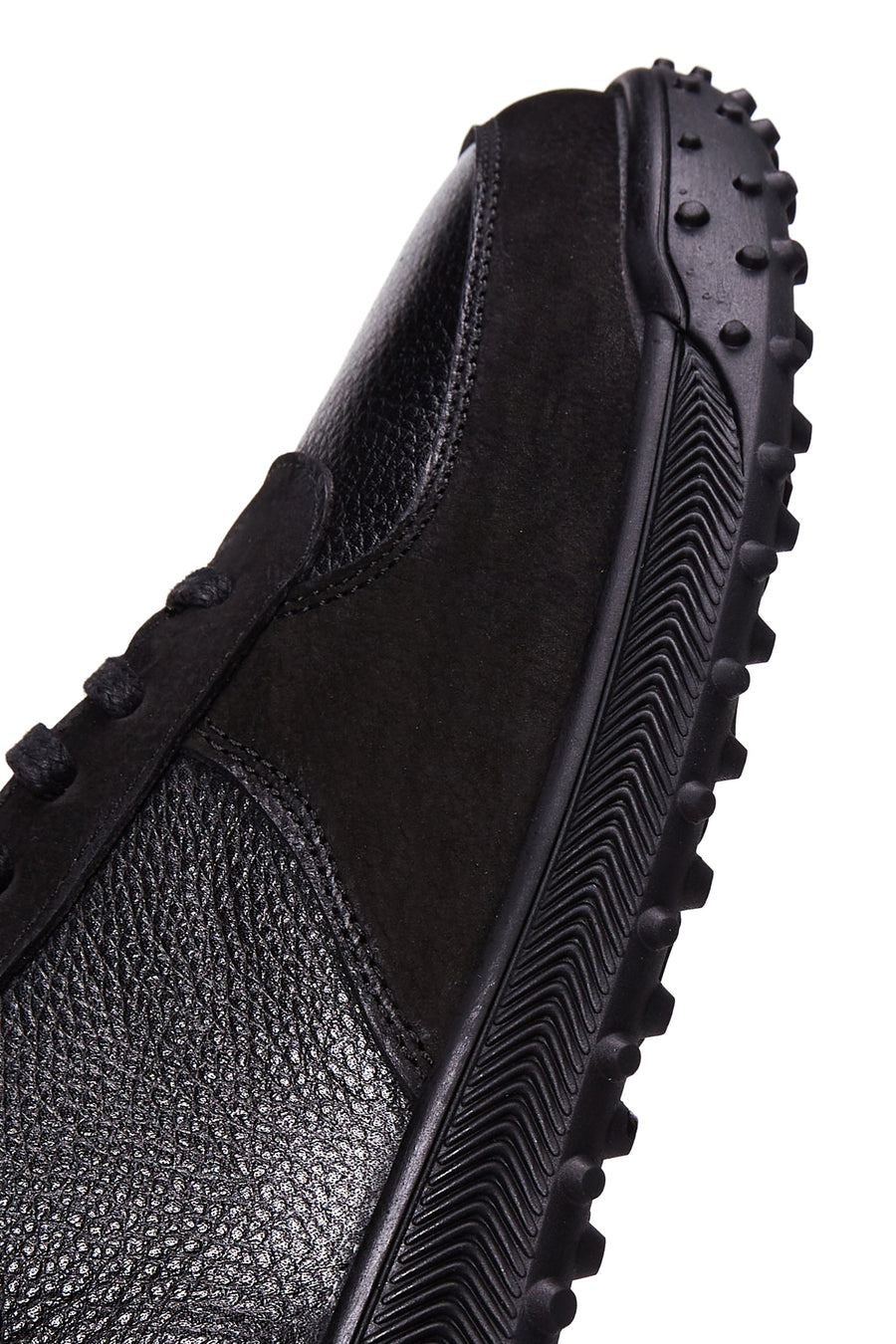 Erkek Siyah Deri Sneaker