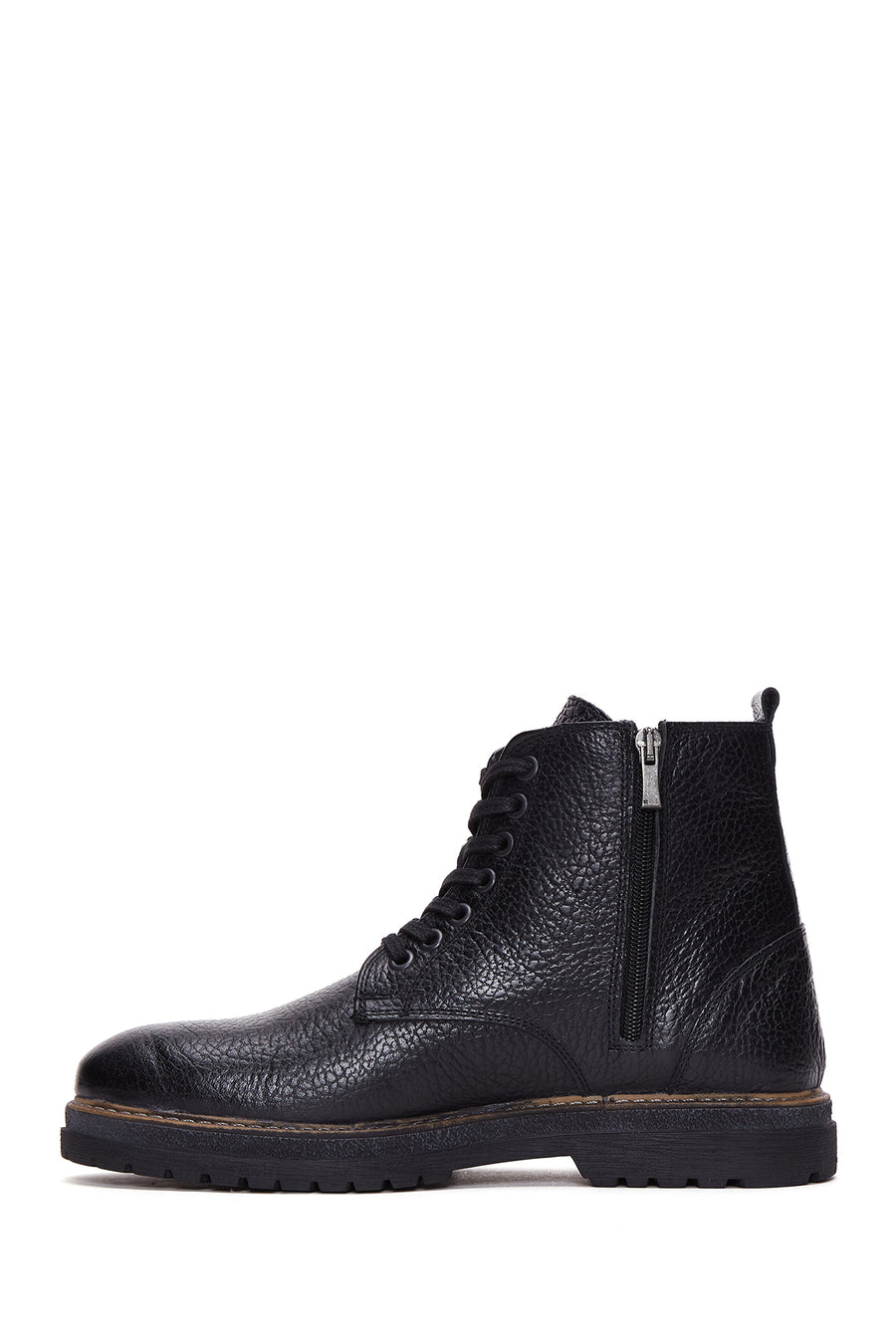 Men's Leather Casual Zipper Boots
