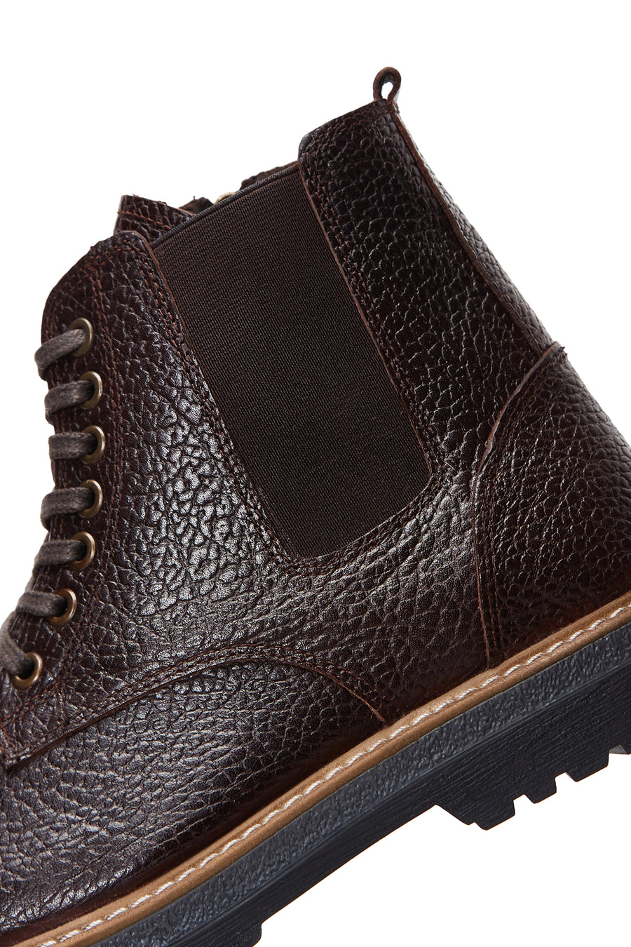 Men's Leather Casual Zipper Boots