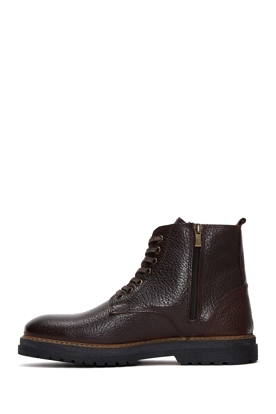 Men's Leather Casual Zipper Boots
